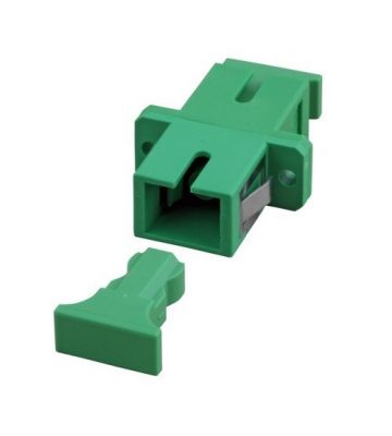 Acoplamento monomodo SC-SC simplex verde