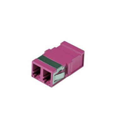 Acoplamento trapezoidal multimodo duplex LC-LC roxo