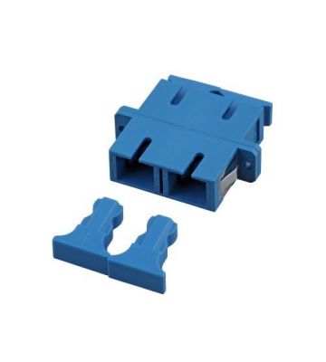 Acoplamento de modo único SC-SC duplex azul