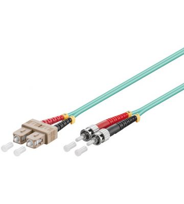Cabo de fibra ótica SC-ST OM3 1m
