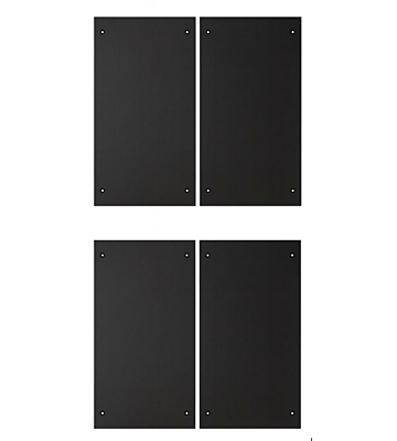 Conjunto de painéis laterais para data center, para armários de 48U, com 1000 mm de profundidade.