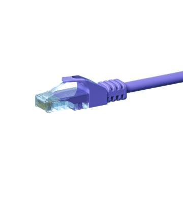 Cabo de rede CAT5e UTP de 5m roxo - CCA