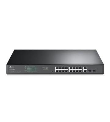Switch inteligente PoE gerenciável TP-Link 1218 de 18 portas