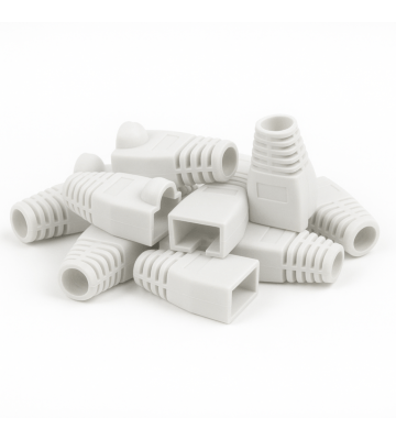 Viga de cabos DANICOM RJ45 branca - 10 unid.