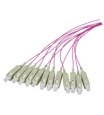 Rabo em fibra de vidro OM4 roxo ST - 12 peças