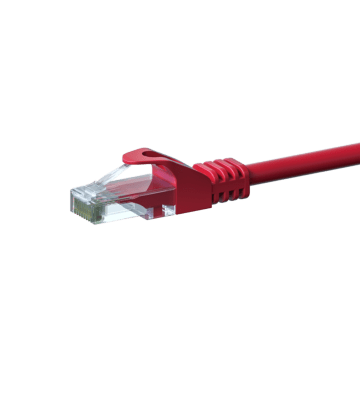 Cabo de rede CAT6 UTP de 2 m vermelho - CCA