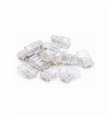 Conector DANICOM UTP CAT6a RJ45 - para cabo flexível - 10 unidades