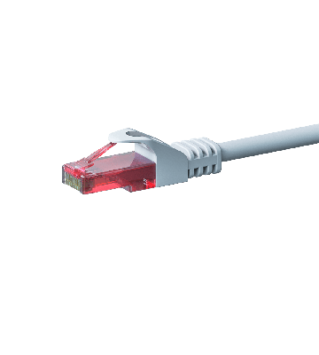 Cabo de rede UTP CAT6 de 15 m branco - 100% cobre