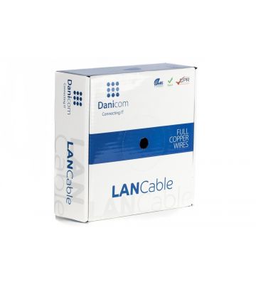 Cabo DANICOM CAT6 FTP 50m em rolo flexível - PVC (Fca)