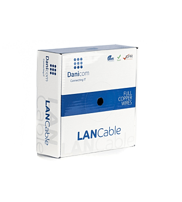 Cabo DANICOM CAT6 FTP 50m em rolo rígido - LSZH (Dca)