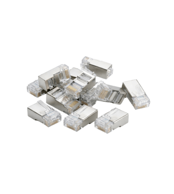 Conector DANICOM FTP CAT6 RJ45 - para cabo de núcleo sólido - 10 unidades