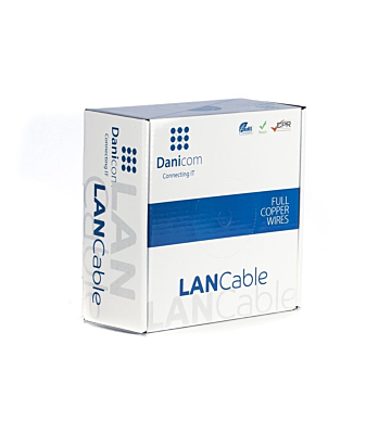Cabo DANICOM CAT6 FTP 100m em bobine rígida - LSZH (Dca)