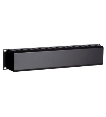 Canaleta para cabos de 19 polegadas com placa de cobertura 2U
