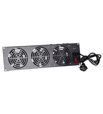 Conjunto de 3 ventiladores para instalação entre montantes - 3U