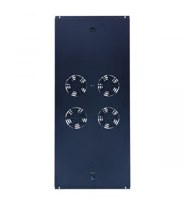 Kit de ventoinhas com 4 ventoinhas e termóstato, adequado para caixas de servidores com 1200 mm de profundidade.