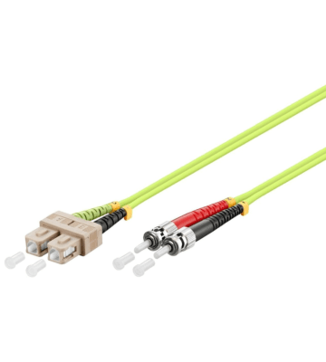 Cabo de fibra ótica SC-ST OM5 (otimizado para laser) 0,50 m