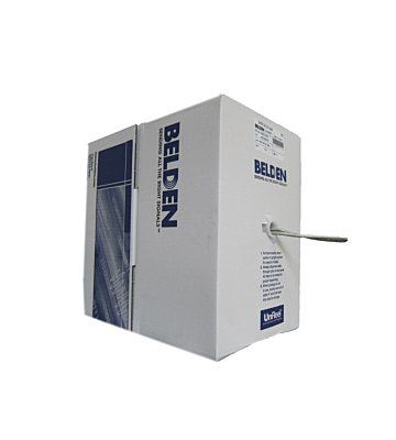 Cabo de rede rígido Belden 1583E Cat5e UTP de 305 m, 100% cobre.