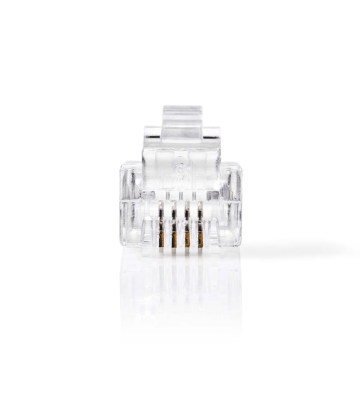Conjunto de 10 conectores RJ11