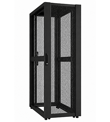 Caixa para servidor de data center 42U com porta perfurada 600x1000x2000mm (LxPxA)