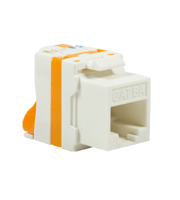 Conector Keystone UTP CAT6a - Torção sem Ferramentas
