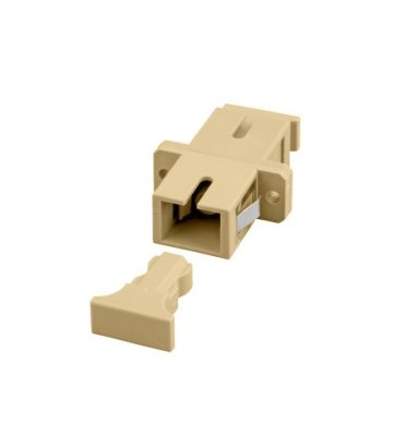 Acoplamento multimodo SC-SC simplex bege