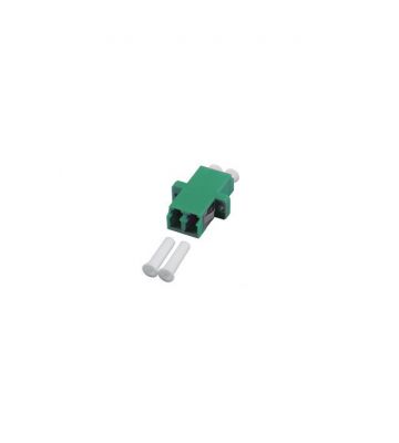 Acoplamento monomodo LC-LC duplex verde