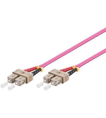 Cabo de fibra ótica SC-SC OM4 1m