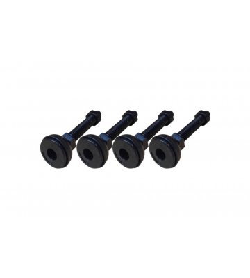 Conjunto de pés ajustáveis para todos os armários de servidores.