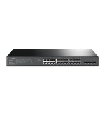 Switch PoE inteligente gerenciável TP-Link JetStream 2428P de 28 portas