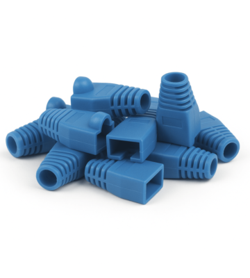 DANICOM protetor de cabo RJ45 azul grande - 10 unidades
