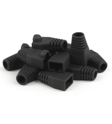 DANICOM Viga de cabos RJ45 preta - 10 peças