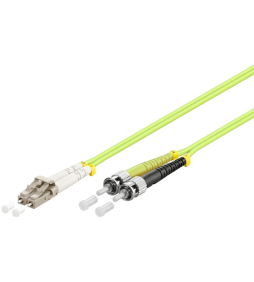 Cabo de fibra ótica LC-ST OM5 (otimizado para laser) 1m