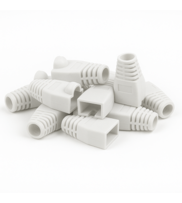 DANICOM Viga de cabos RJ45 branca - 10 unid.