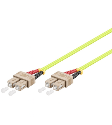 Cabo de fibra ótica SC-SC OM5 (otimizado para laser) 5m