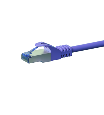 Cabo de rede CAT6a S/FTP (PIMF) de 2 m, roxo