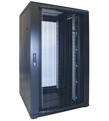 Armário para servidor 27U com porta perfurada 800x800x1400mm (LxPxA)