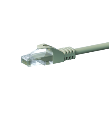 Cabo de rede UTP CAT5e de 1,50 m cinzento - 100% cobre