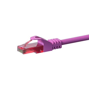 Cabo de rede UTP CAT6 de 1,50 m rosa - 100% cobre