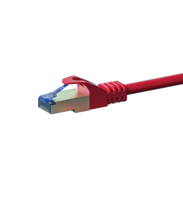 Cabo de rede CAT6a S/FTP (PIMF) de 1,50 m vermelho