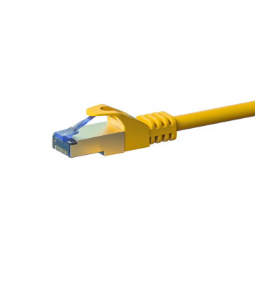 Cabo de rede CAT6a S/FTP (PIMF) de 20 m amarelo