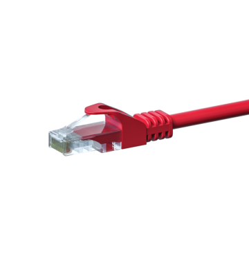 Cabo de rede CAT5e UTP 7,50m vermelho - CCA