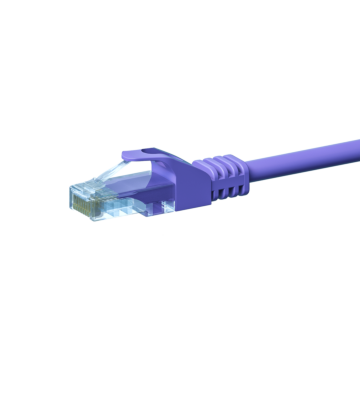Cabo de rede CAT5e UTP 7,50m roxo - CCA
