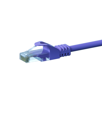 Cabo de rede CAT6 UTP 1,50m roxo - CCA