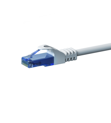 Cabo de rede UTP CAT6a de 1 m, branco - 100% cobre