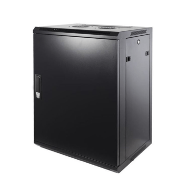 Armário de parede 15U com porta metálica 600x450x770mm (LxPxA)