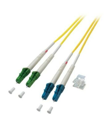 Cabo de fibra ótica duplex OS2 LC/APC-LC 2m