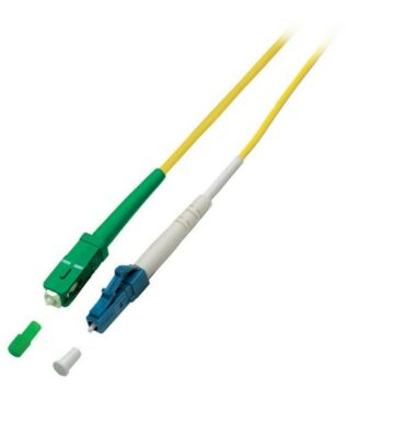 Cabo de fibra ótica simplex OS2 SC/APC-LC 1m