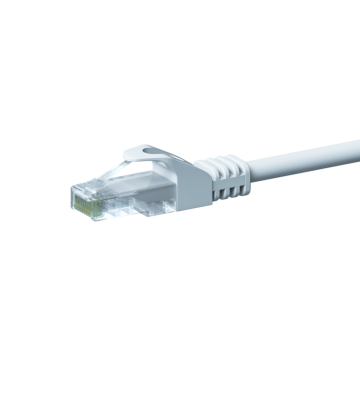 Cabo de rede CAT5e UTP branco de 5 m - CCA