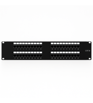 Painel de ligação UTP Cat5e de 32 portas