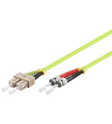 Cabo de fibra ótica SC-ST OM5 (otimizado para laser) 1,5 m